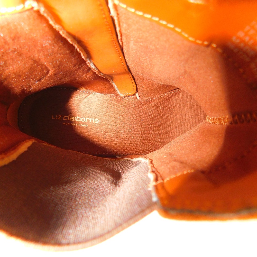 Liz Claiborne Brown Suede Buckle Ankle Boots – Size 8M - Picture 13 of 13